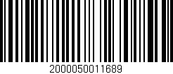 Código de barras (EAN, GTIN, SKU, ISBN): '2000050011689'
