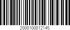 Código de barras (EAN, GTIN, SKU, ISBN): '2000100012145'