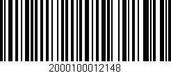 Código de barras (EAN, GTIN, SKU, ISBN): '2000100012148'