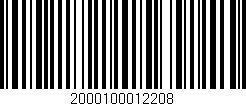 Código de barras (EAN, GTIN, SKU, ISBN): '2000100012208'