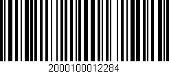 Código de barras (EAN, GTIN, SKU, ISBN): '2000100012284'