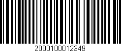 Código de barras (EAN, GTIN, SKU, ISBN): '2000100012349'