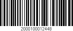 Código de barras (EAN, GTIN, SKU, ISBN): '2000100012448'