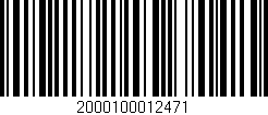 Código de barras (EAN, GTIN, SKU, ISBN): '2000100012471'