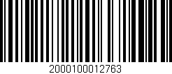 Código de barras (EAN, GTIN, SKU, ISBN): '2000100012763'