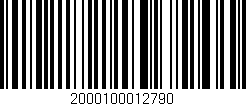 Código de barras (EAN, GTIN, SKU, ISBN): '2000100012790'
