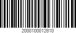 Código de barras (EAN, GTIN, SKU, ISBN): '2000100012810'