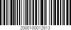 Código de barras (EAN, GTIN, SKU, ISBN): '2000100012813'