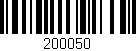 Código de barras (EAN, GTIN, SKU, ISBN): '200050'