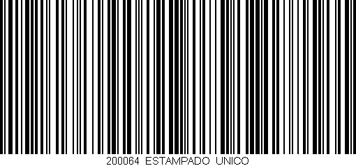 Código de barras (EAN, GTIN, SKU, ISBN): '200064/ESTAMPADO_UNICO'
