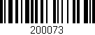 Código de barras (EAN, GTIN, SKU, ISBN): '200073'