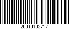 Código de barras (EAN, GTIN, SKU, ISBN): '20010103717'