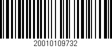Código de barras (EAN, GTIN, SKU, ISBN): '20010109732'