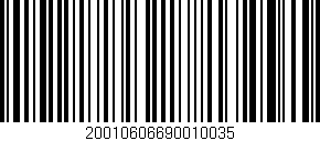 Código de barras (EAN, GTIN, SKU, ISBN): '20010606690010035'