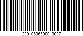 Código de barras (EAN, GTIN, SKU, ISBN): '20010606690010037'