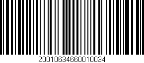 Código de barras (EAN, GTIN, SKU, ISBN): '20010634660010034'