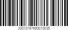 Código de barras (EAN, GTIN, SKU, ISBN): '20010787680010035'