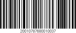 Código de barras (EAN, GTIN, SKU, ISBN): '20010787680010037'