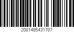 Código de barras (EAN, GTIN, SKU, ISBN): '2001485431707'