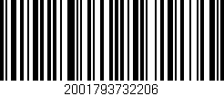 Código de barras (EAN, GTIN, SKU, ISBN): '2001793732206'
