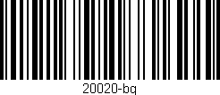 Código de barras (EAN, GTIN, SKU, ISBN): '20020-bg'