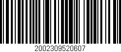 Código de barras (EAN, GTIN, SKU, ISBN): '2002309520607'
