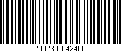 Código de barras (EAN, GTIN, SKU, ISBN): '2002390642400'