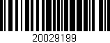 Código de barras (EAN, GTIN, SKU, ISBN): '20029199'