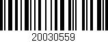 Código de barras (EAN, GTIN, SKU, ISBN): '20030559'