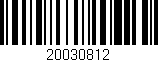 Código de barras (EAN, GTIN, SKU, ISBN): '20030812'
