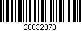 Código de barras (EAN, GTIN, SKU, ISBN): '20032073'