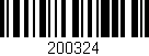 Código de barras (EAN, GTIN, SKU, ISBN): '200324'