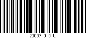 Código de barras (EAN, GTIN, SKU, ISBN): '20037_0_0_U'