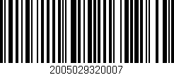 Código de barras (EAN, GTIN, SKU, ISBN): '2005029320007'