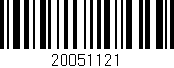 Código de barras (EAN, GTIN, SKU, ISBN): '20051121'