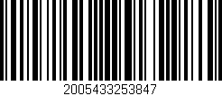 Código de barras (EAN, GTIN, SKU, ISBN): '2005433253847'