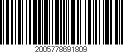 Código de barras (EAN, GTIN, SKU, ISBN): '2005778691809'