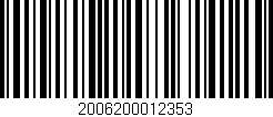 Código de barras (EAN, GTIN, SKU, ISBN): '2006200012353'