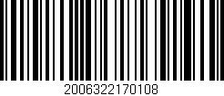 Código de barras (EAN, GTIN, SKU, ISBN): '2006322170108'