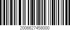 Código de barras (EAN, GTIN, SKU, ISBN): '2006627458000'