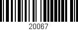 Código de barras (EAN, GTIN, SKU, ISBN): '20067'