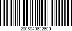 Código de barras (EAN, GTIN, SKU, ISBN): '2006948632608'