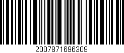 Código de barras (EAN, GTIN, SKU, ISBN): '2007871696309'