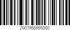 Código de barras (EAN, GTIN, SKU, ISBN): '2007956955000'
