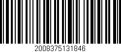 Código de barras (EAN, GTIN, SKU, ISBN): '2008375131846'