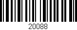 Código de barras (EAN, GTIN, SKU, ISBN): '20088'