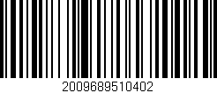 Código de barras (EAN, GTIN, SKU, ISBN): '2009689510402'