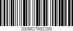 Código de barras (EAN, GTIN, SKU, ISBN): '2009827682206'