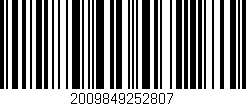 Código de barras (EAN, GTIN, SKU, ISBN): '2009849252807'