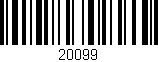Código de barras (EAN, GTIN, SKU, ISBN): '20099'
